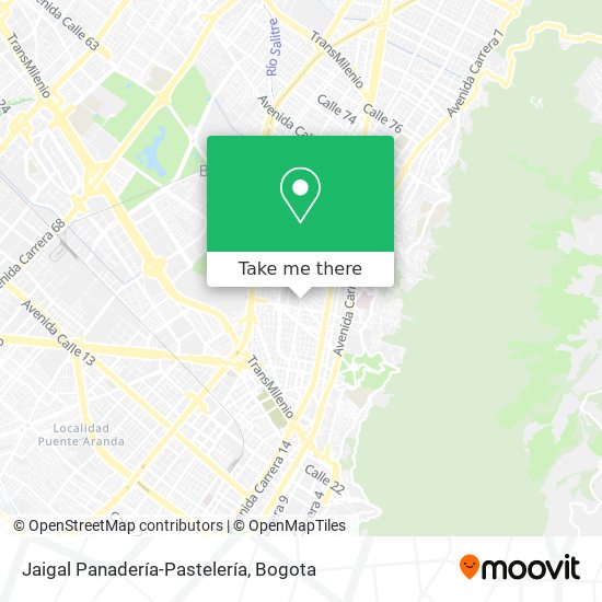 Mapa de Jaigal Panadería-Pastelería