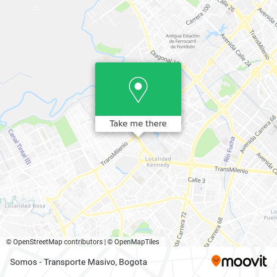 Somos - Transporte Masivo map