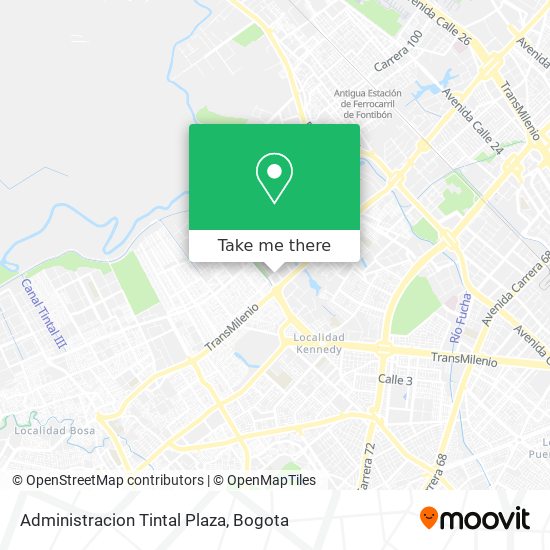 Administracion Tintal Plaza map