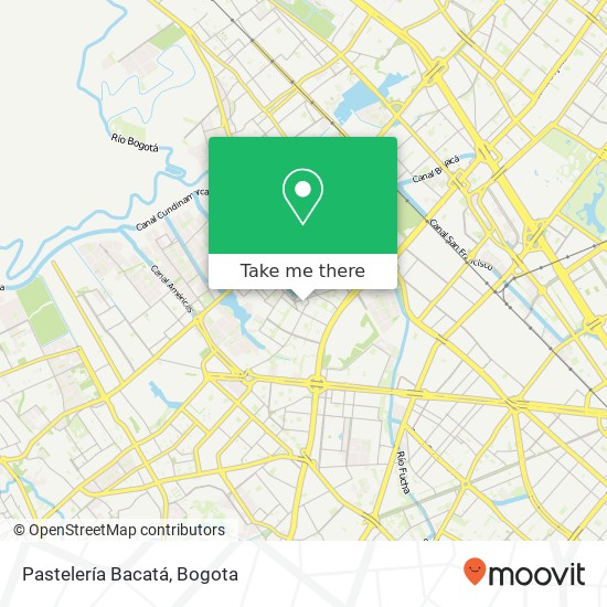 Pastelería Bacatá map