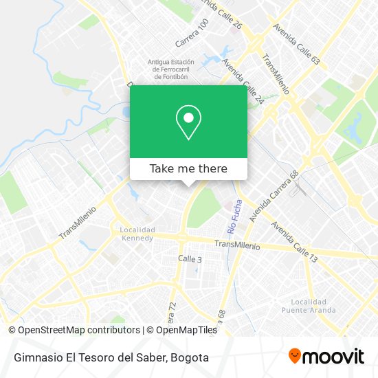 Gimnasio El Tesoro del Saber map