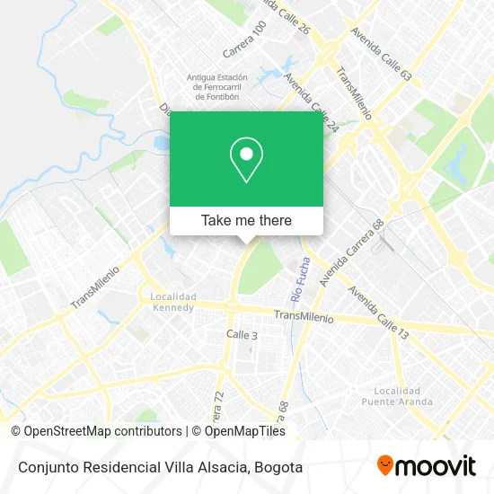 Conjunto Residencial Villa Alsacia map