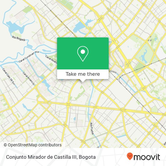 Conjunto Mirador de Castilla III map
