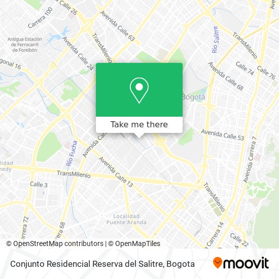 Conjunto Residencial Reserva del Salitre map