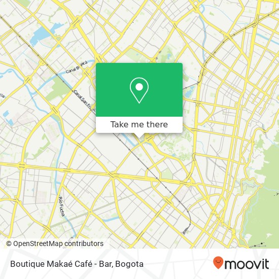 Boutique Makaé Café - Bar map