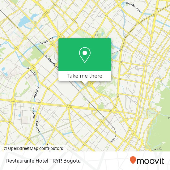 Mapa de Restaurante Hotel TRYP
