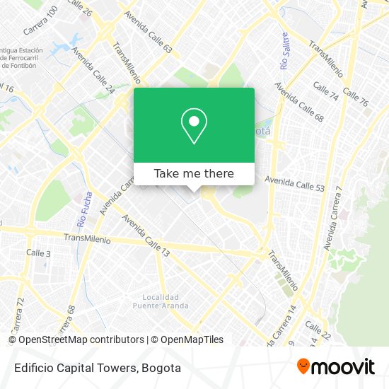 Mapa de Edificio Capital Towers