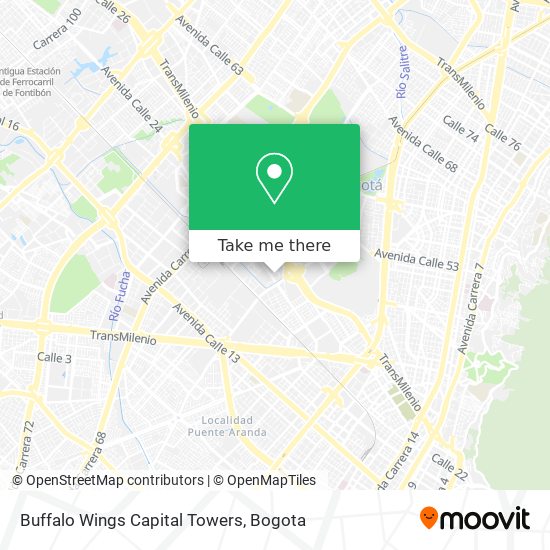 Buffalo Wings Capital Towers map