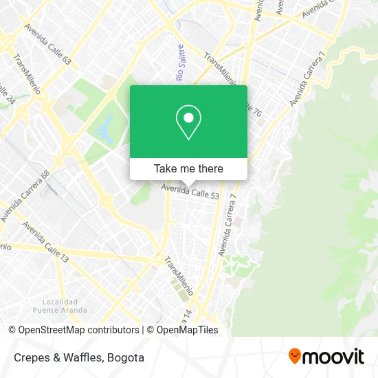 Crepes & Waffles map
