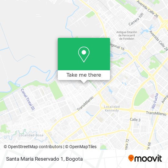 Santa María Reservado 1 map