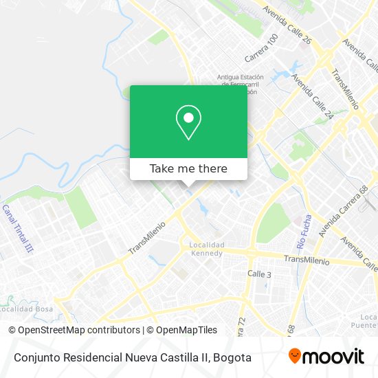 Mapa de Conjunto Residencial Nueva Castilla II