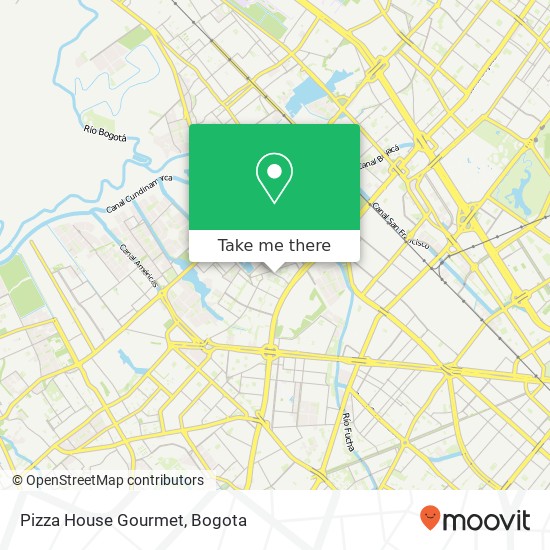 Pizza House Gourmet map