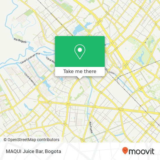 MAQUI Juice Bar map