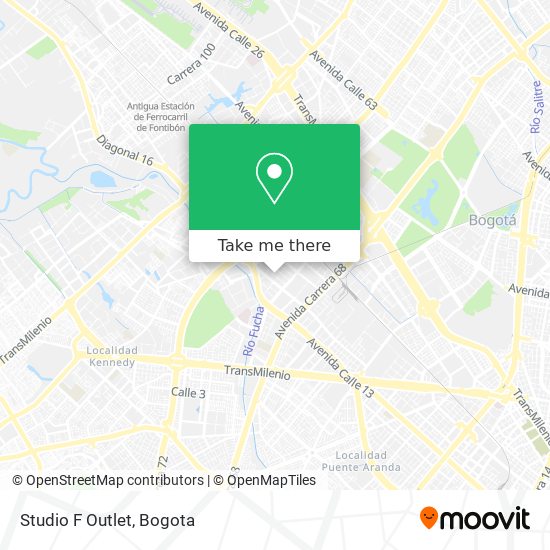 Studio F Outlet map