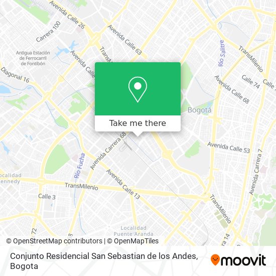 Conjunto Residencial San Sebastian de los Andes map
