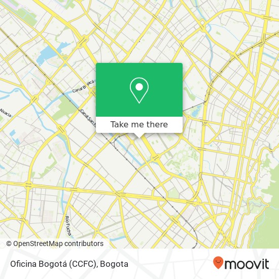 Oficina Bogotá (CCFC) map