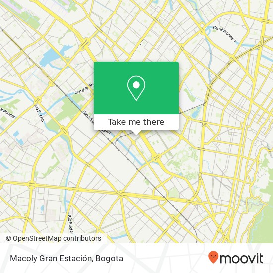 Mapa de Macoly Gran Estación
