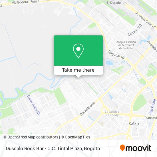 Dussalo Rock Bar - C.C. Tintal Plaza map