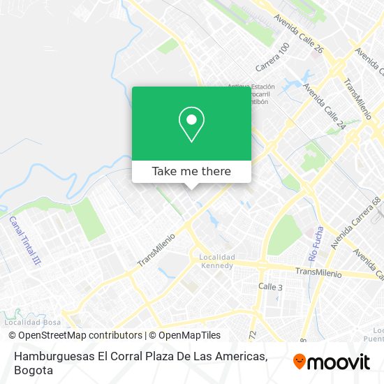 Hamburguesas El Corral Plaza De Las Americas map