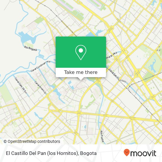 El Castillo Del Pan (los Hornitos) map