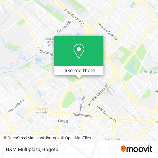 H&M Multiplaza map
