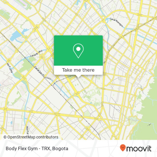 Body Flex Gym - TRX map
