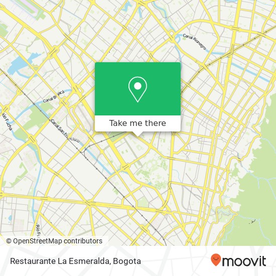 Restaurante La Esmeralda map