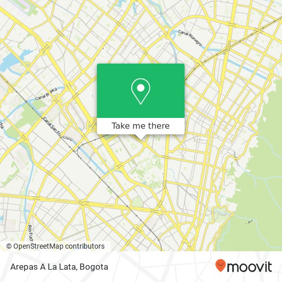 Arepas A La Lata map