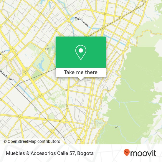 Muebles & Accesorios Calle 57 map