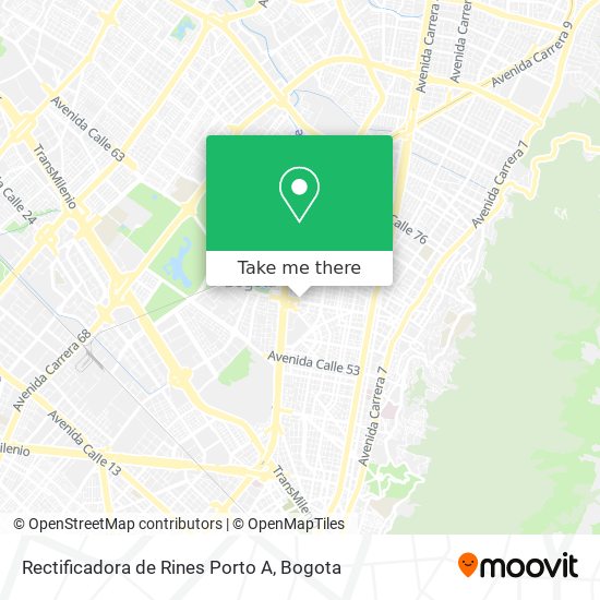 Mapa de Rectificadora de Rines Porto A