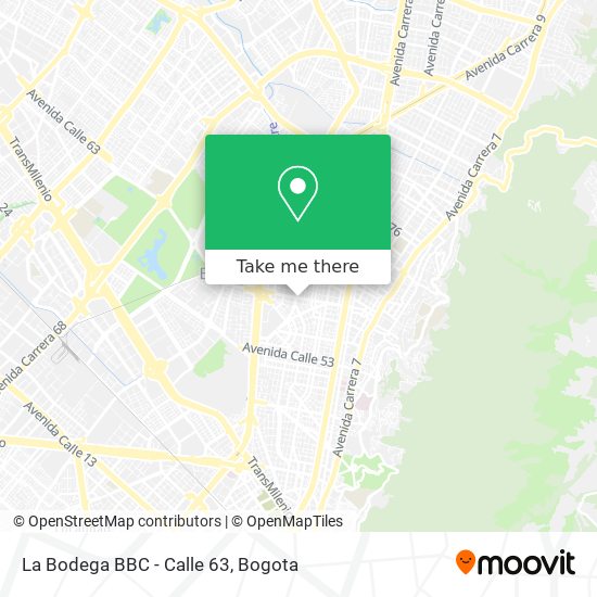 La Bodega BBC - Calle 63 map