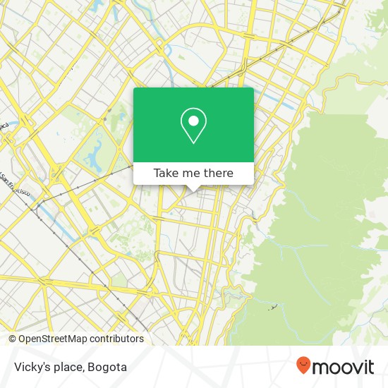 Vicky's place map