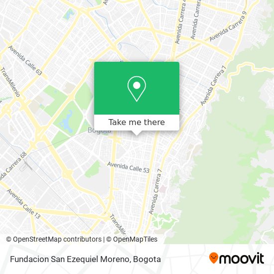 Fundacion San Ezequiel Moreno map