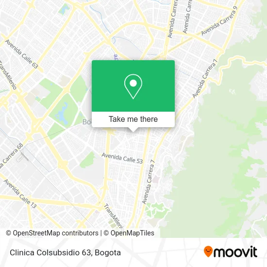 Mapa de Clinica Colsubsidio 63