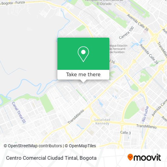 Centro Comercial Ciudad Tintal map