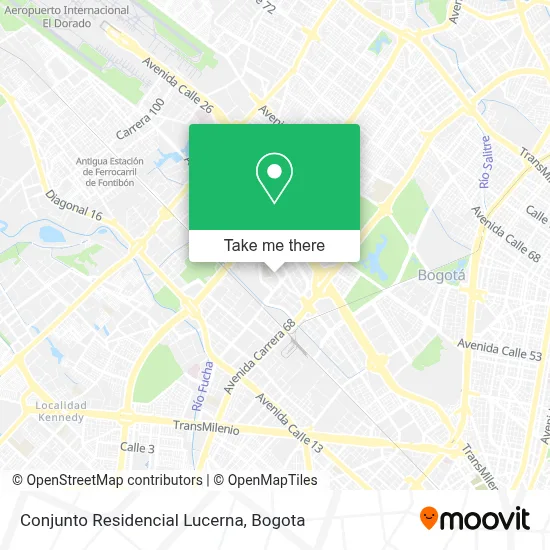 Conjunto Residencial Lucerna map