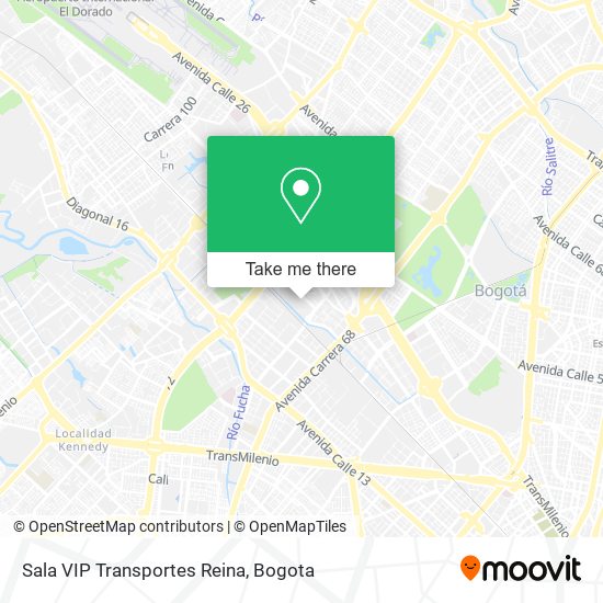 Sala VIP Transportes Reina map
