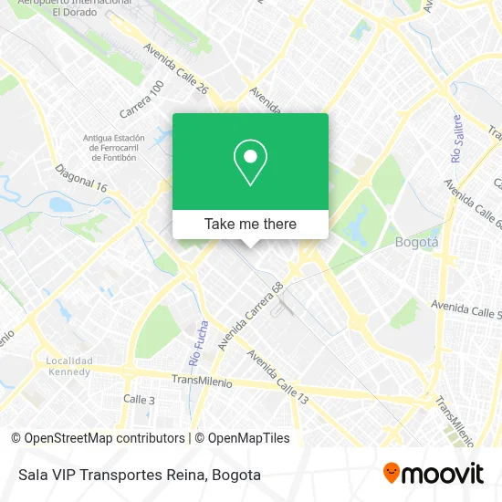 Sala VIP Transportes Reina map