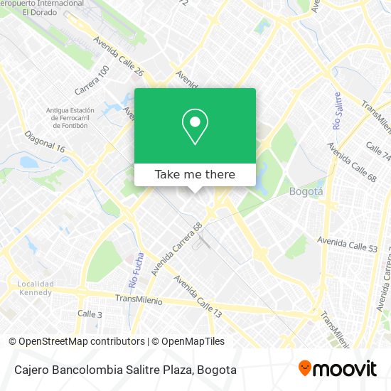 Cajero Bancolombia Salitre Plaza map