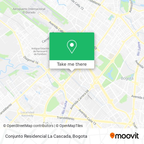 Conjunto Residencial La Cascada map