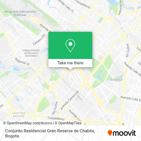 Conjunto Residencial Gran Reserva de Chablis map