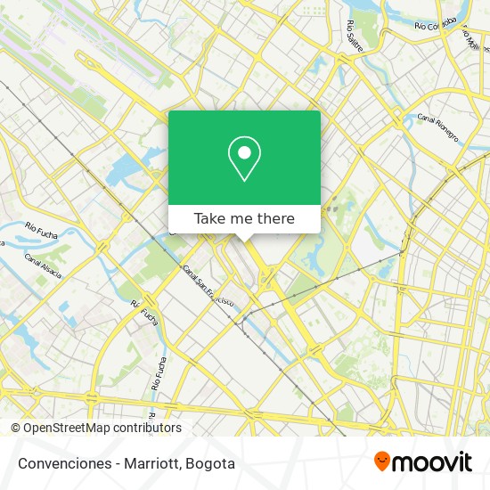 Convenciones - Marriott map