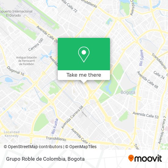 Grupo Roble de Colombia map