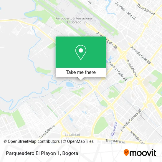 Mapa de Parqueadero El Playon 1