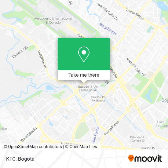 KFC map