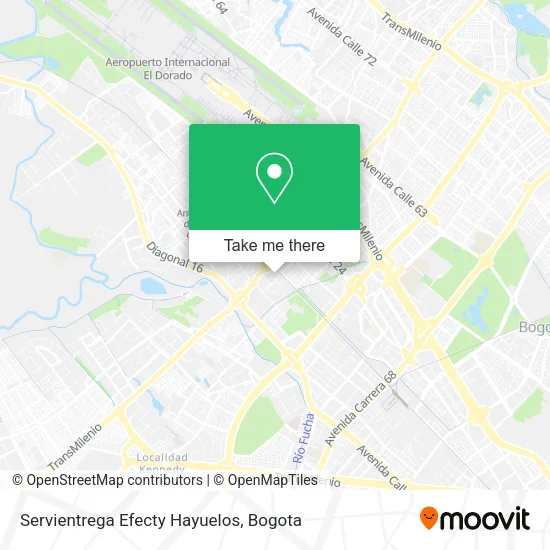 Servientrega Efecty Hayuelos map