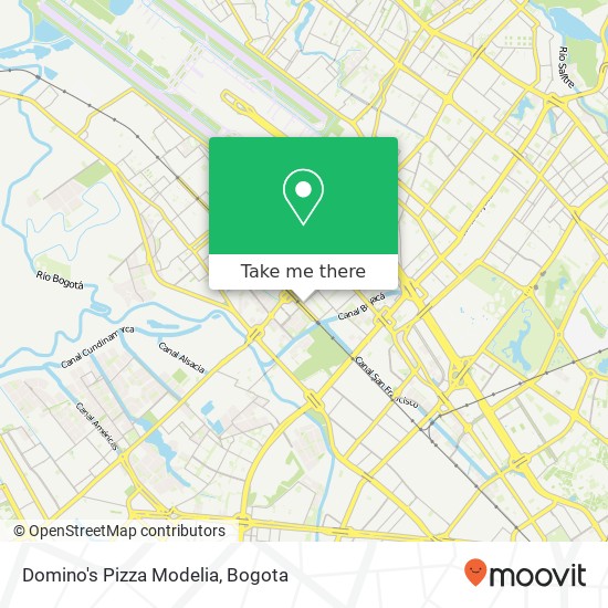 Domino's Pizza Modelia map