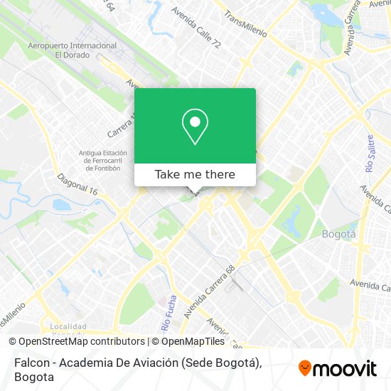 Falcon - Academia De Aviación (Sede Bogotá) map