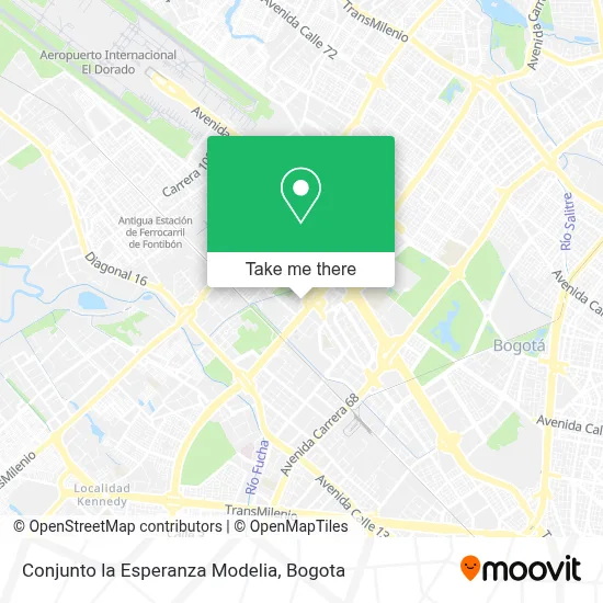 Conjunto la Esperanza Modelia map