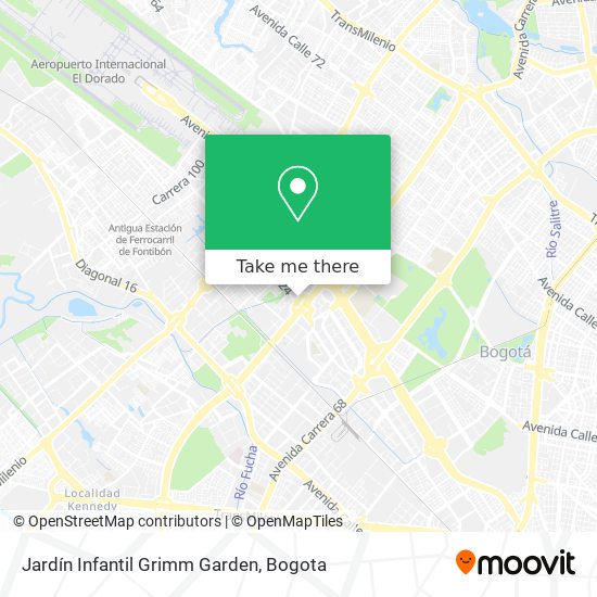 Jardín Infantil Grimm Garden map